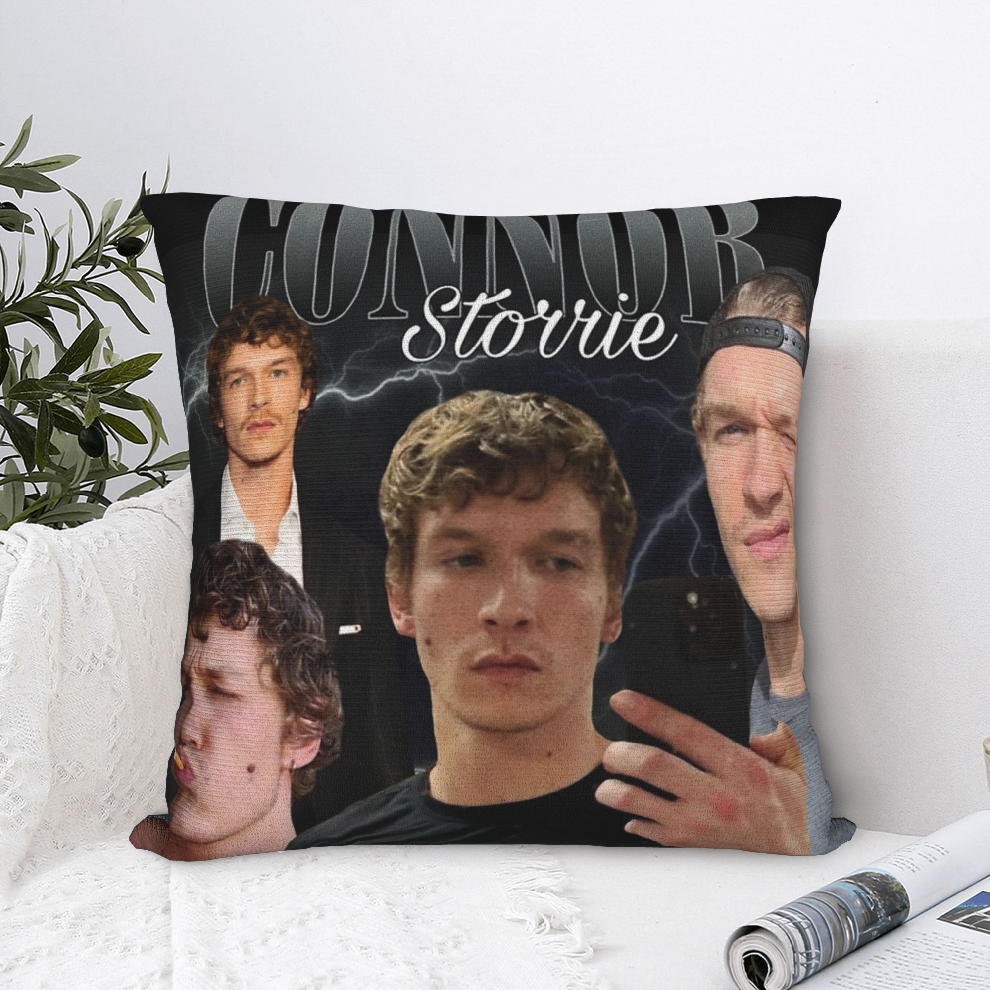 Connor Storrie Heated Rivalry  - Pillow Cover Sublimation recension och pris