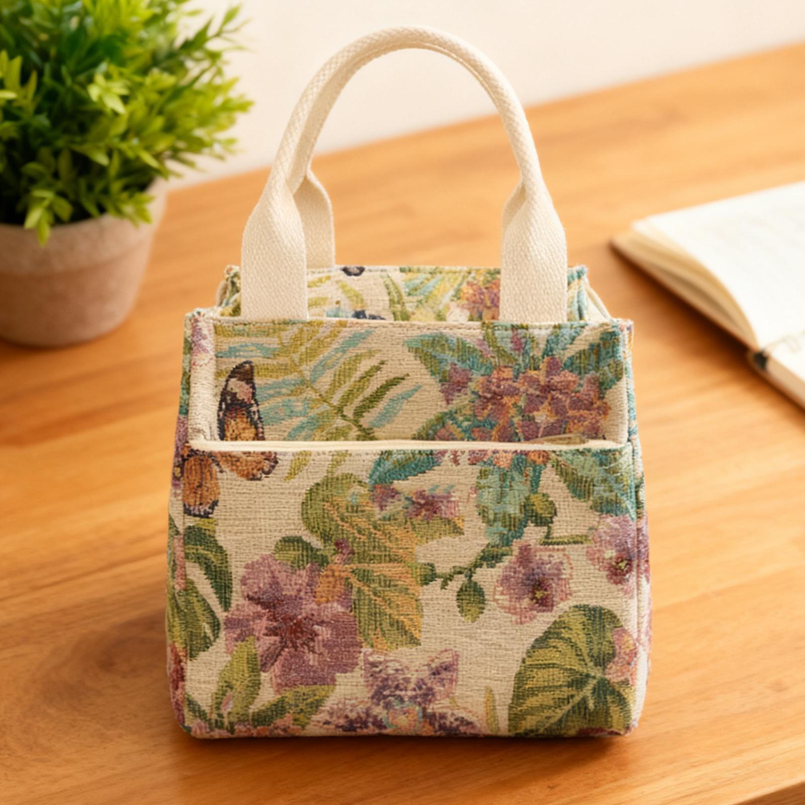 Insulated Lunch Bag Flower Wat - Tote Bag Sublimation recension och pris