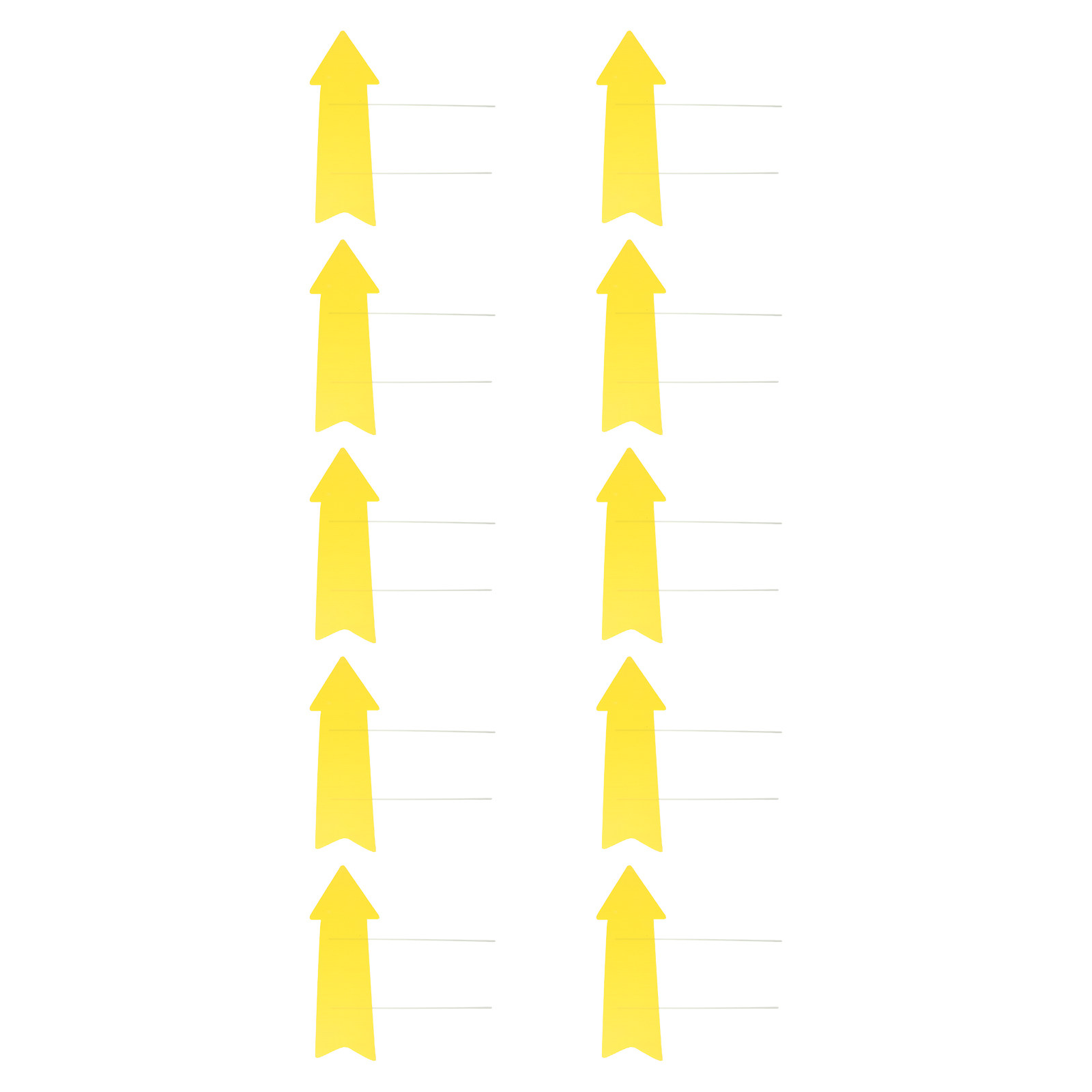 10Pcs Yellow Arrow Yard Signs  - Yard Sign Blank recension och pris