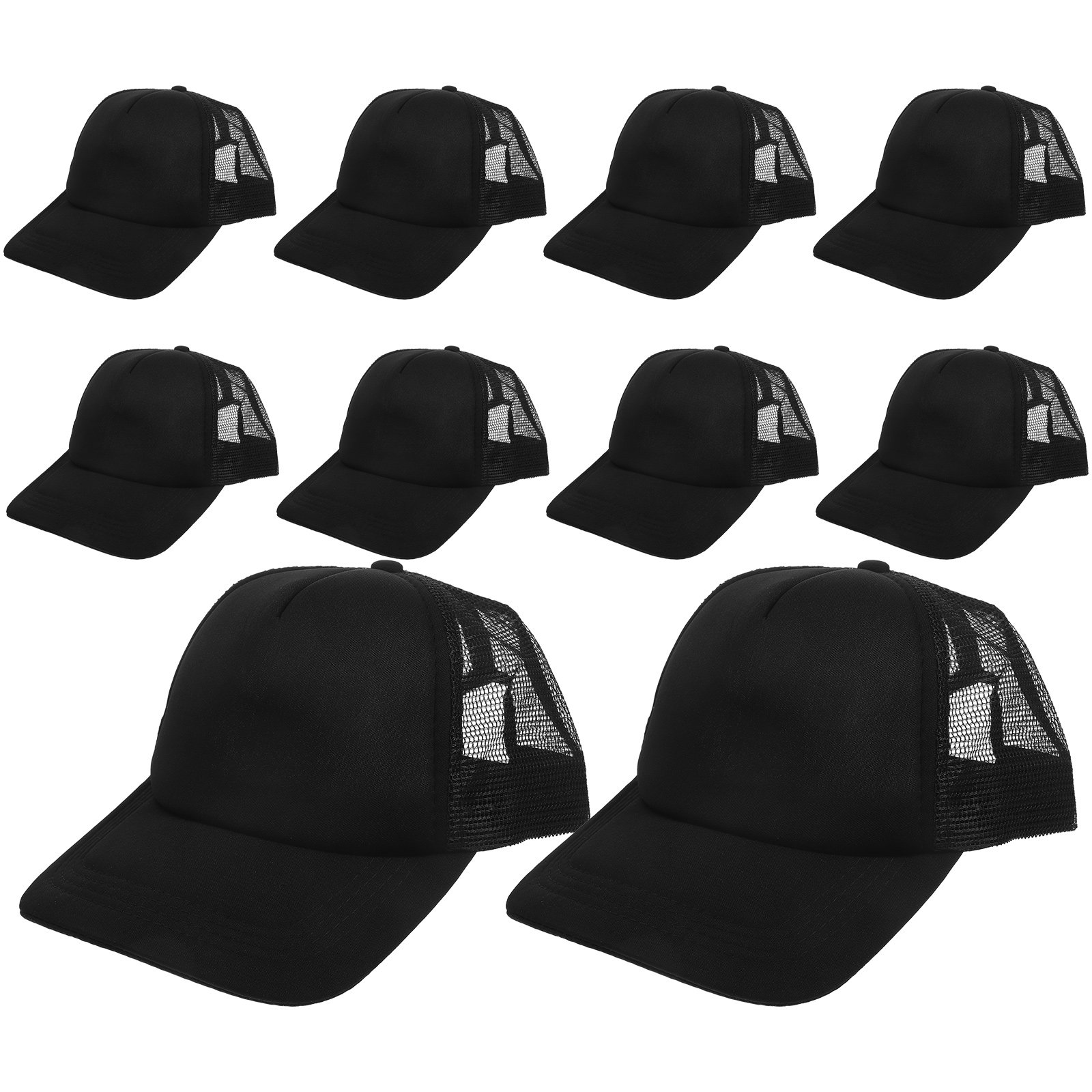 10Pcs Blank Mesh Baseball Caps - Hat Sublimation Blank recension och pris