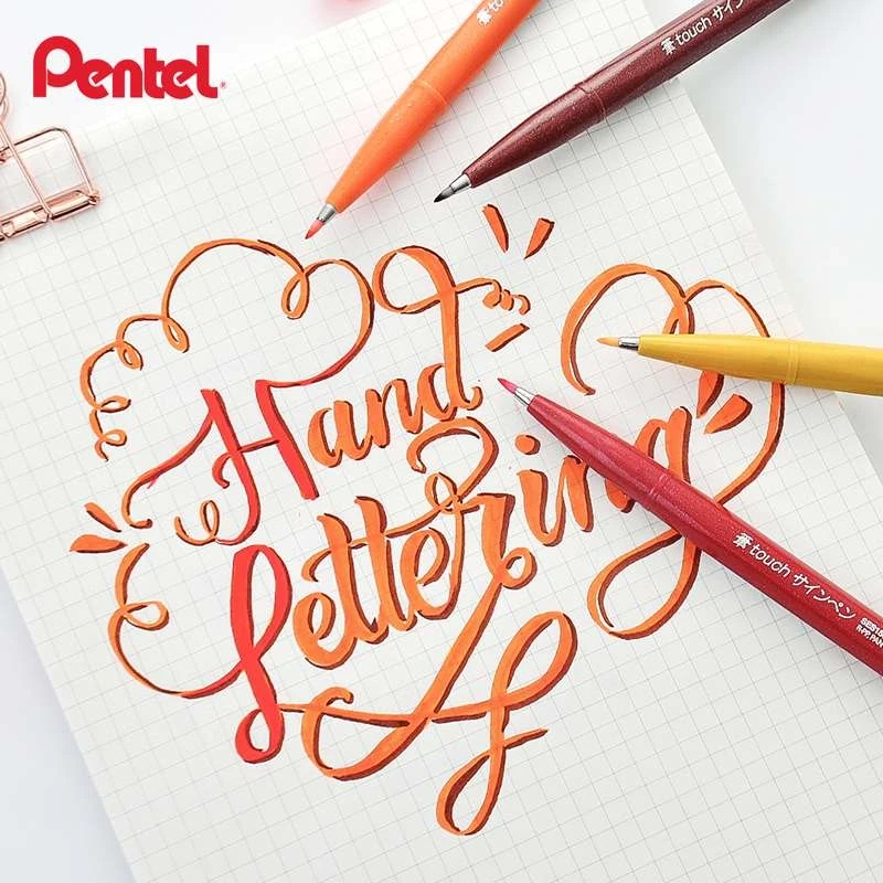 Japan Pentel Touch Brush Sign  - Pentel Pen Sign Pen recension och pris