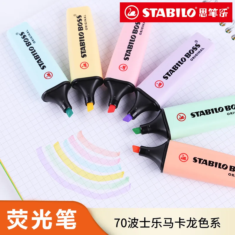 6 Colors STABILO BOSS Macaron  - Stabilo Marker Boss recension och pris