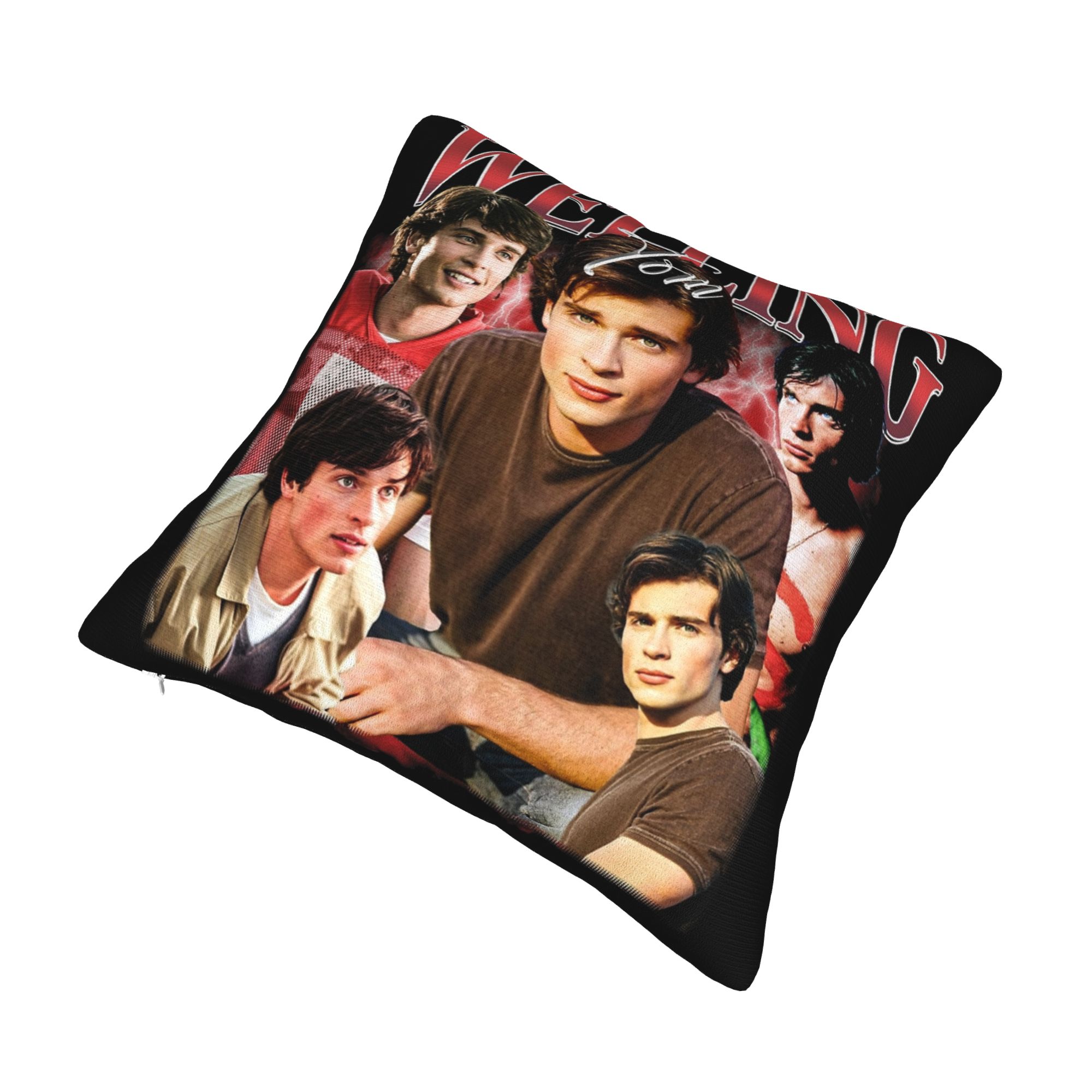 Vintage Welling Tom heated riv - Pillow Cover Sublimation recension och pris