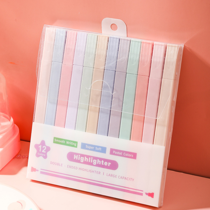 12 Pcs/Set Double Tip Highligh - Stabilo Marker Boss recension och pris