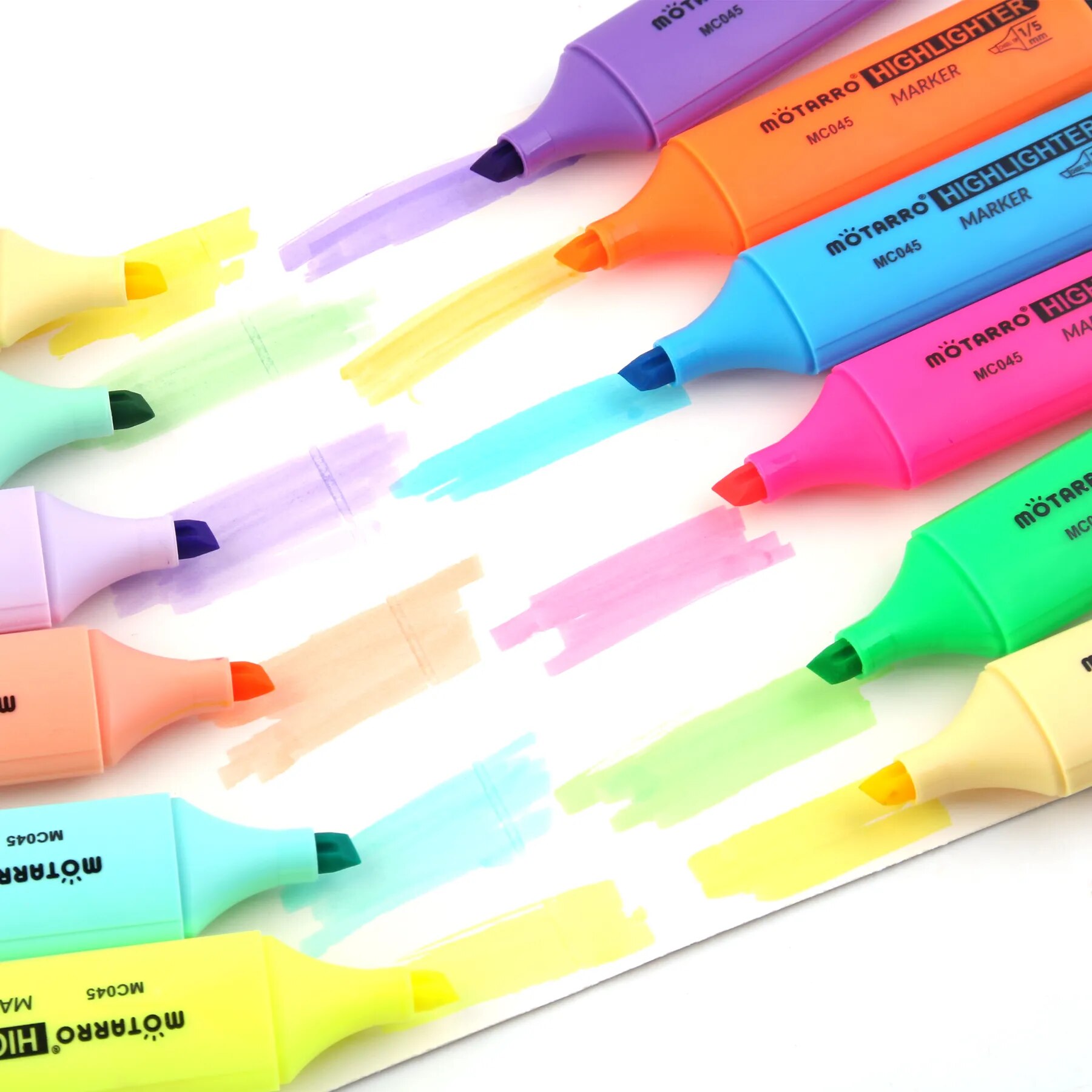 MOTARRO 12Pcs Pvc Box Markers  - Stabilo Marker Boss recension och pris