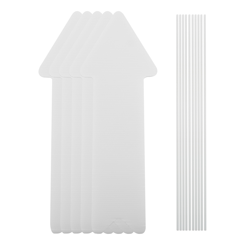 5 Pack White Blank Wedding Dir - Yard Sign Blank recension och pris