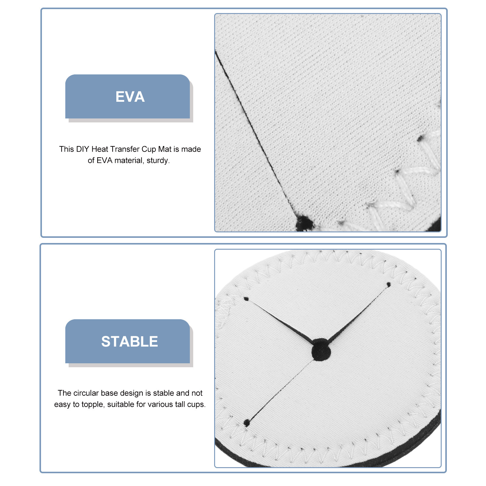4Pcs Blank Sublimation Coaster - Coaster Sublimation Blank recension och pris
