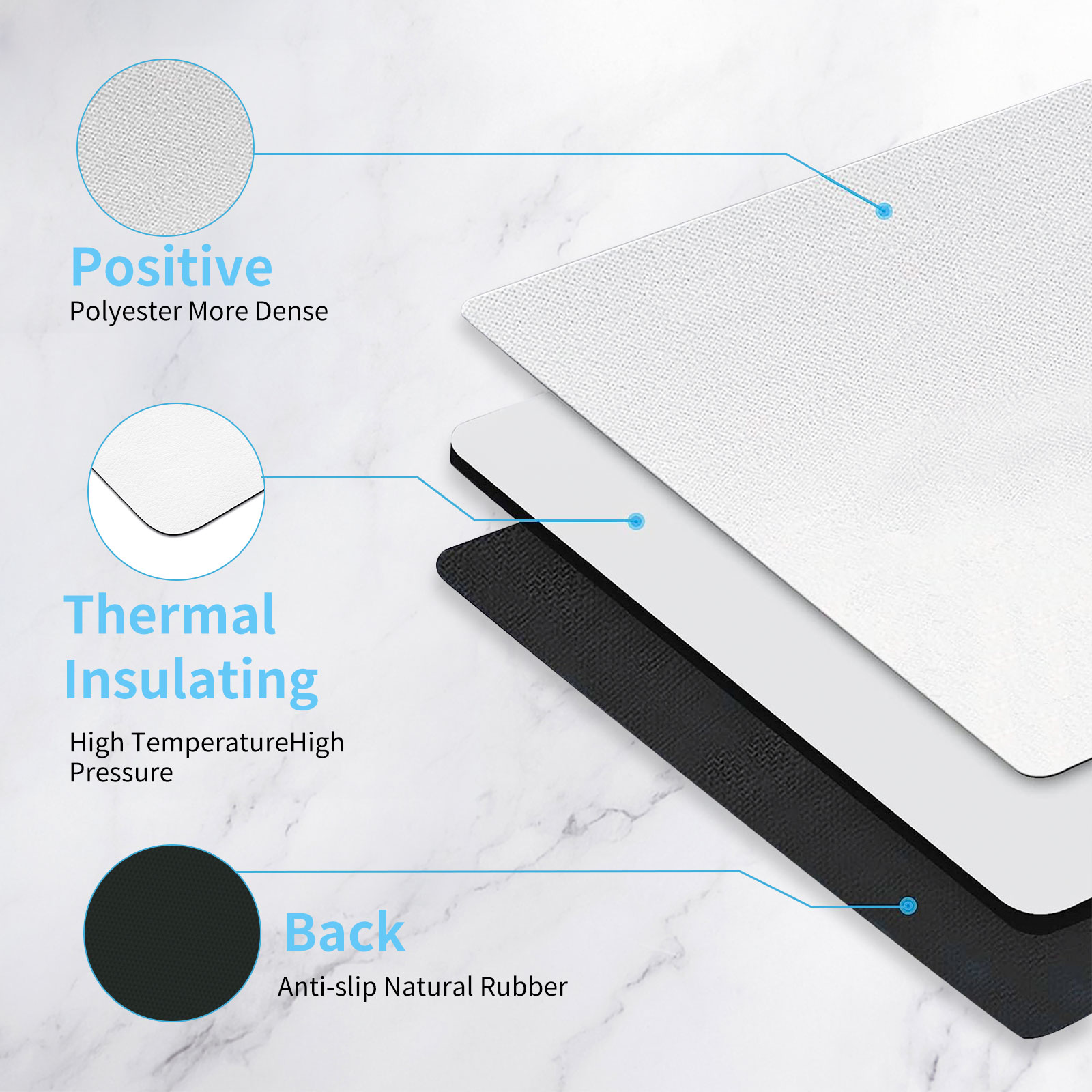8pcs Sublimation Mouse Pad Bla - Mouse Pad Blank Sublimation recension och pris