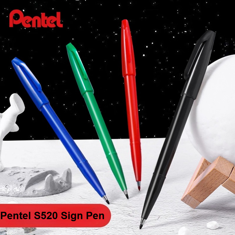 1/3/12PC Pentel S520 Sign Pen  - Pentel Pen Sign Pen recension och pris