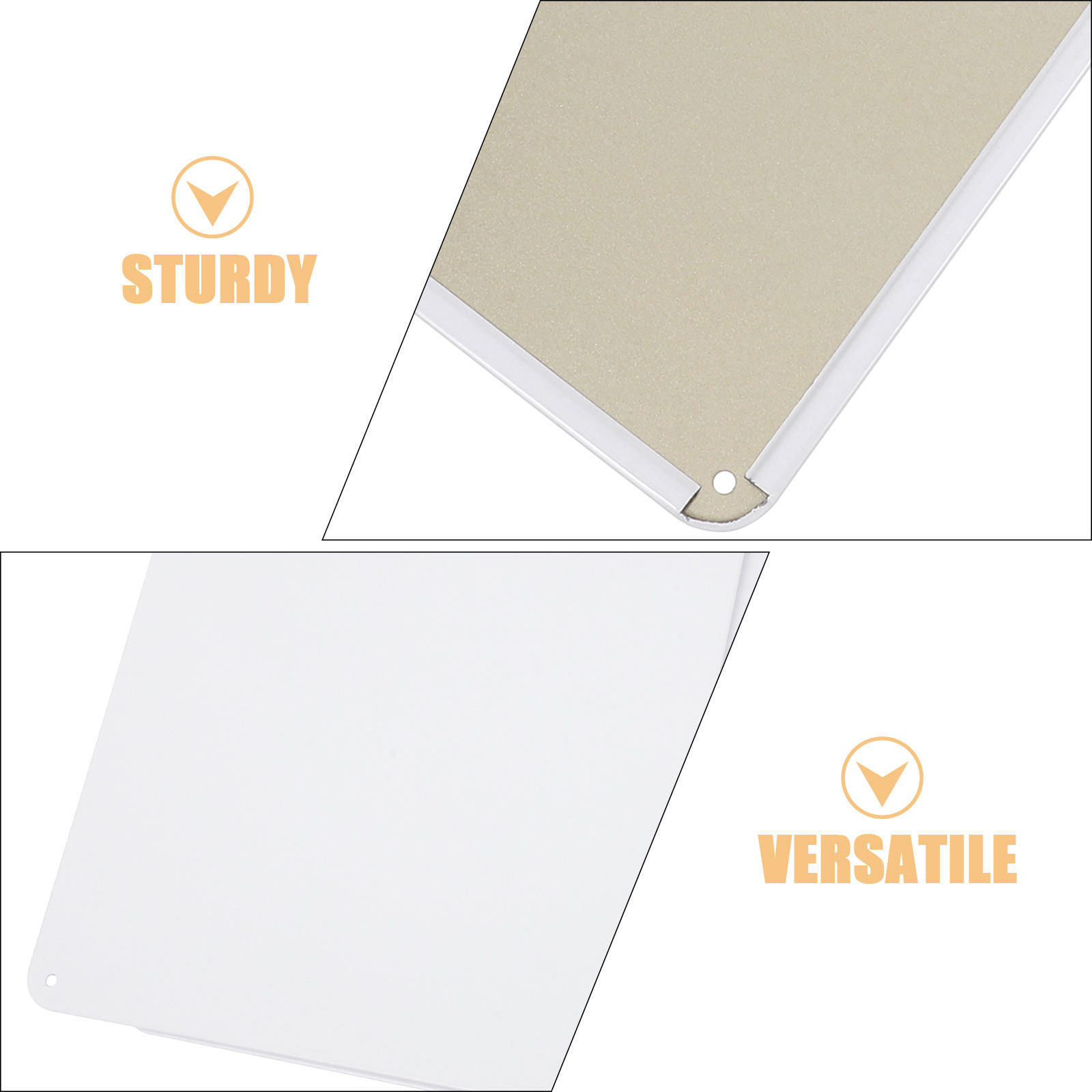 2Pcs Stable Tinplate Metal Bla - Yard Sign Blank recension och pris