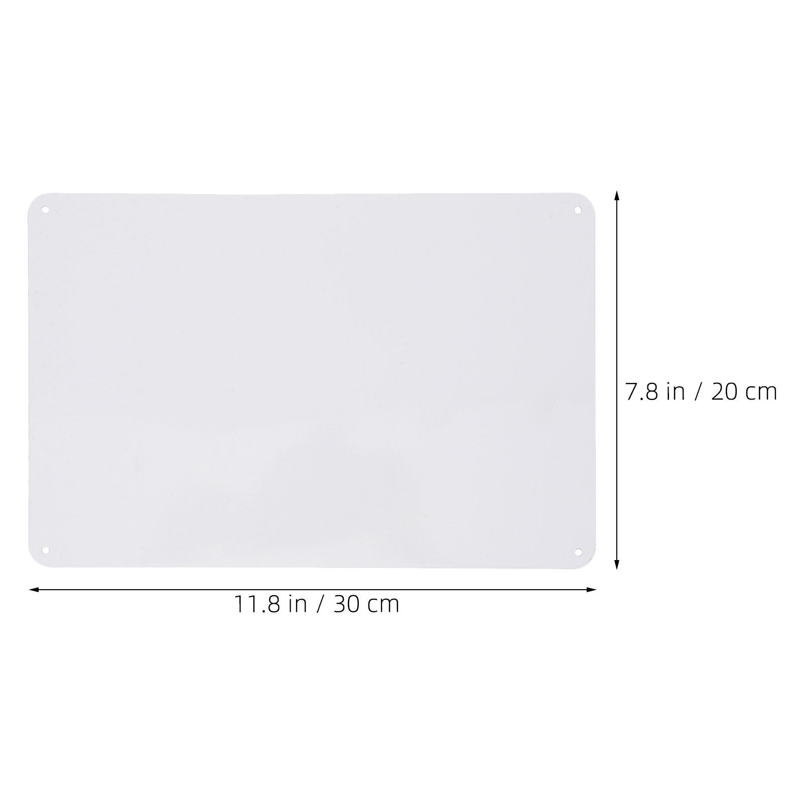 2Pcs Stable Tinplate Metal Bla - Yard Sign Blank recension och pris