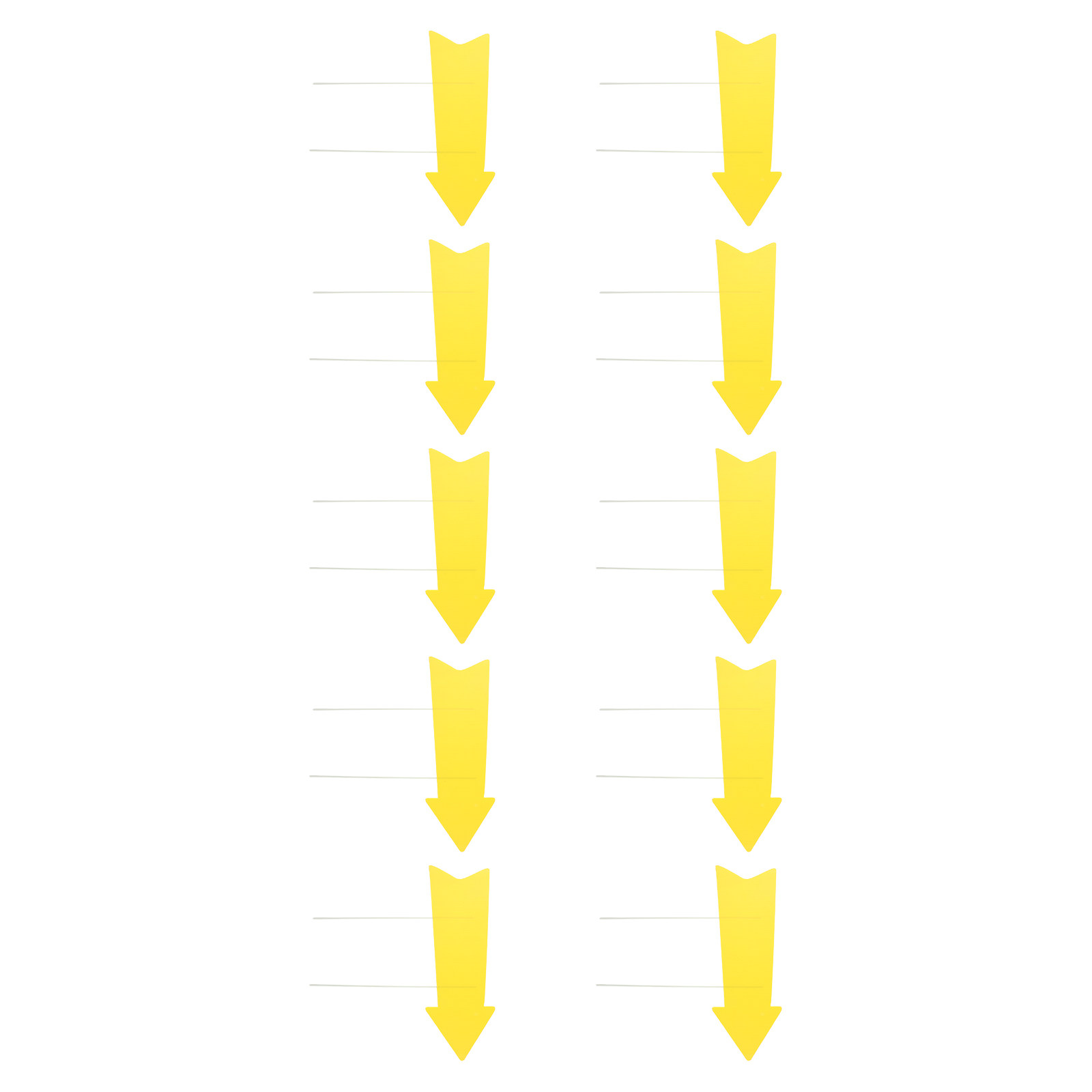 10Pcs Blank Arrow Yard Signs Y - Yard Sign Blank recension och pris