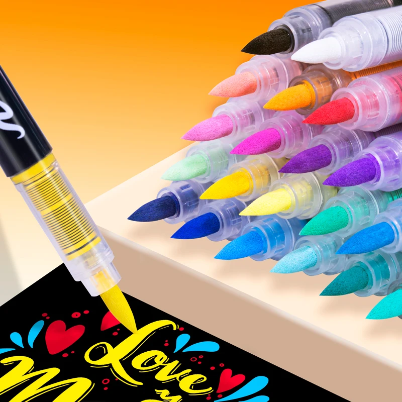 3Pcs Acrylic White Marker Brus - Copic Marker Classic recension och pris