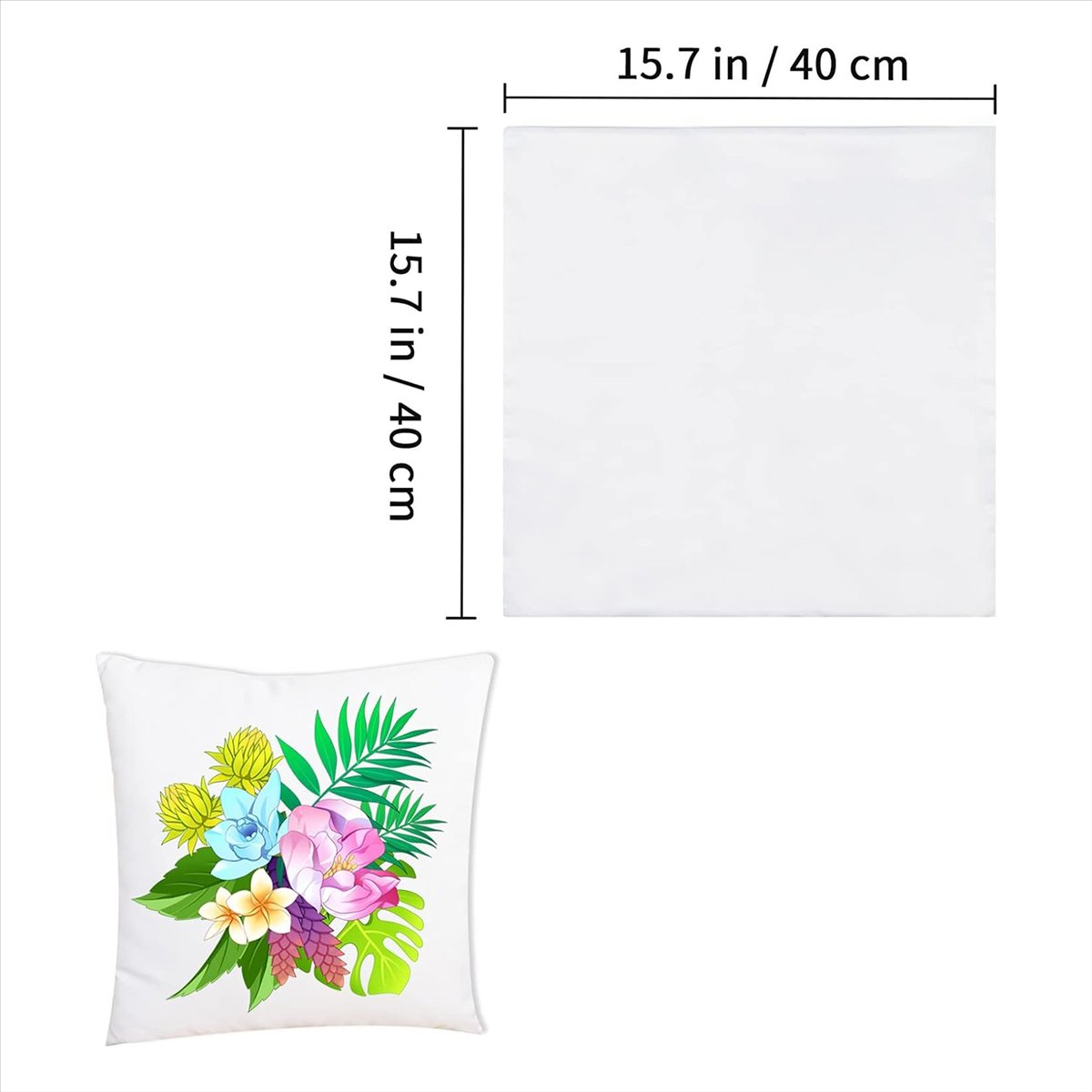 15 Pcs Sublimation Blanks Pill - Pillow Cover Sublimation recension och pris