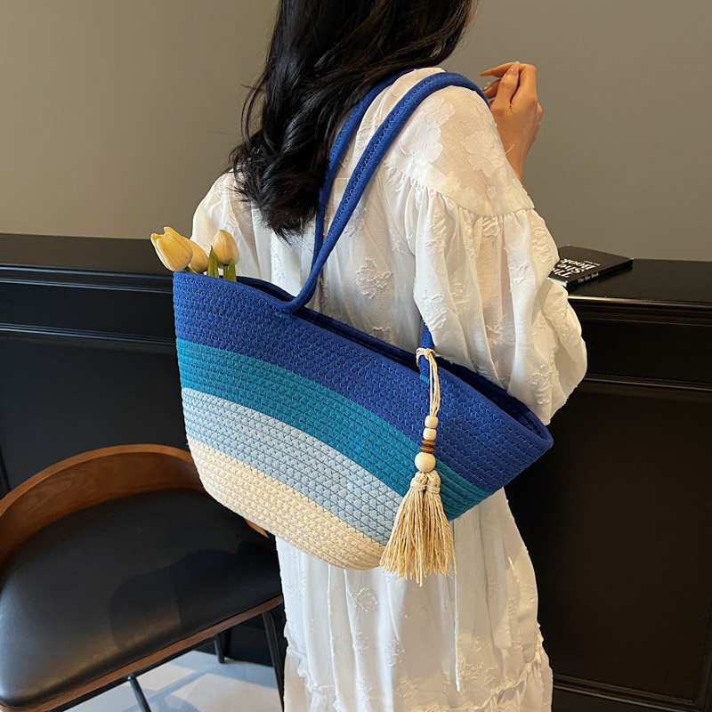 Cotton Rope Woven Design Shoul - Tote Bag Sublimation recension och pris