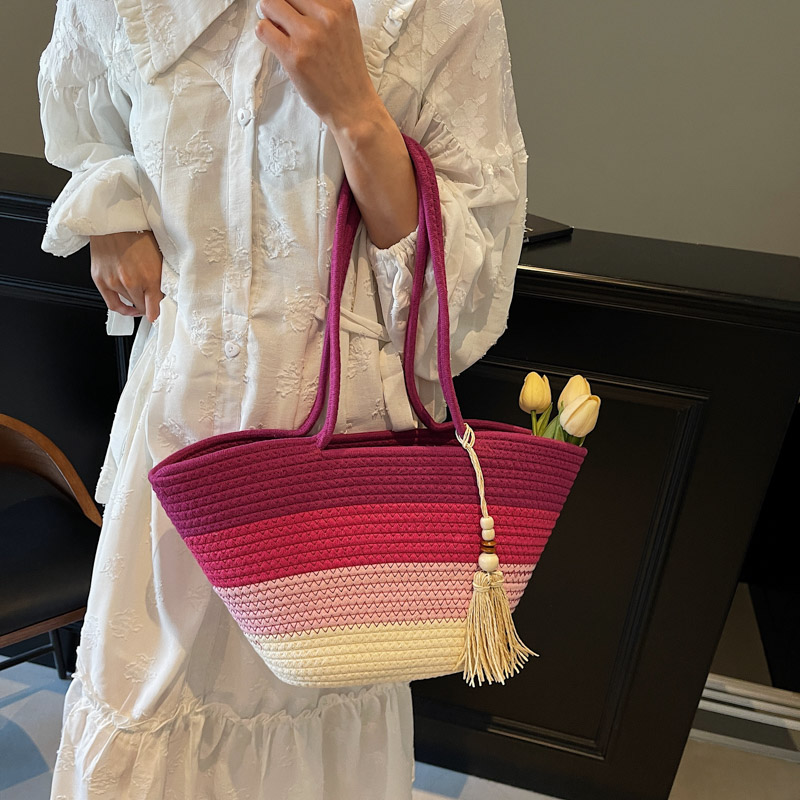 Cotton Rope Woven Design Shoul - Tote Bag Sublimation recension och pris
