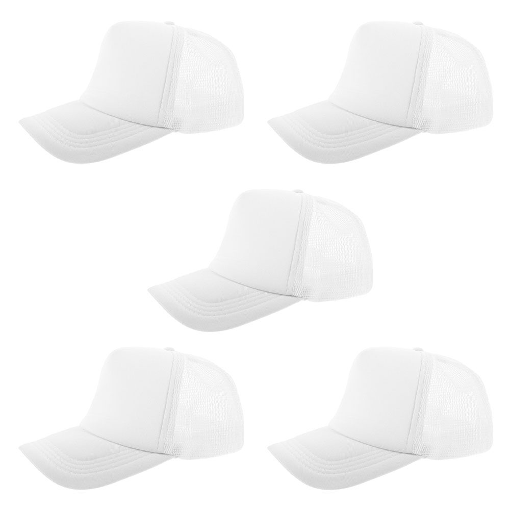 5Pcs Blank Mesh Baseball Hat D - Hat Sublimation Blank recension och pris