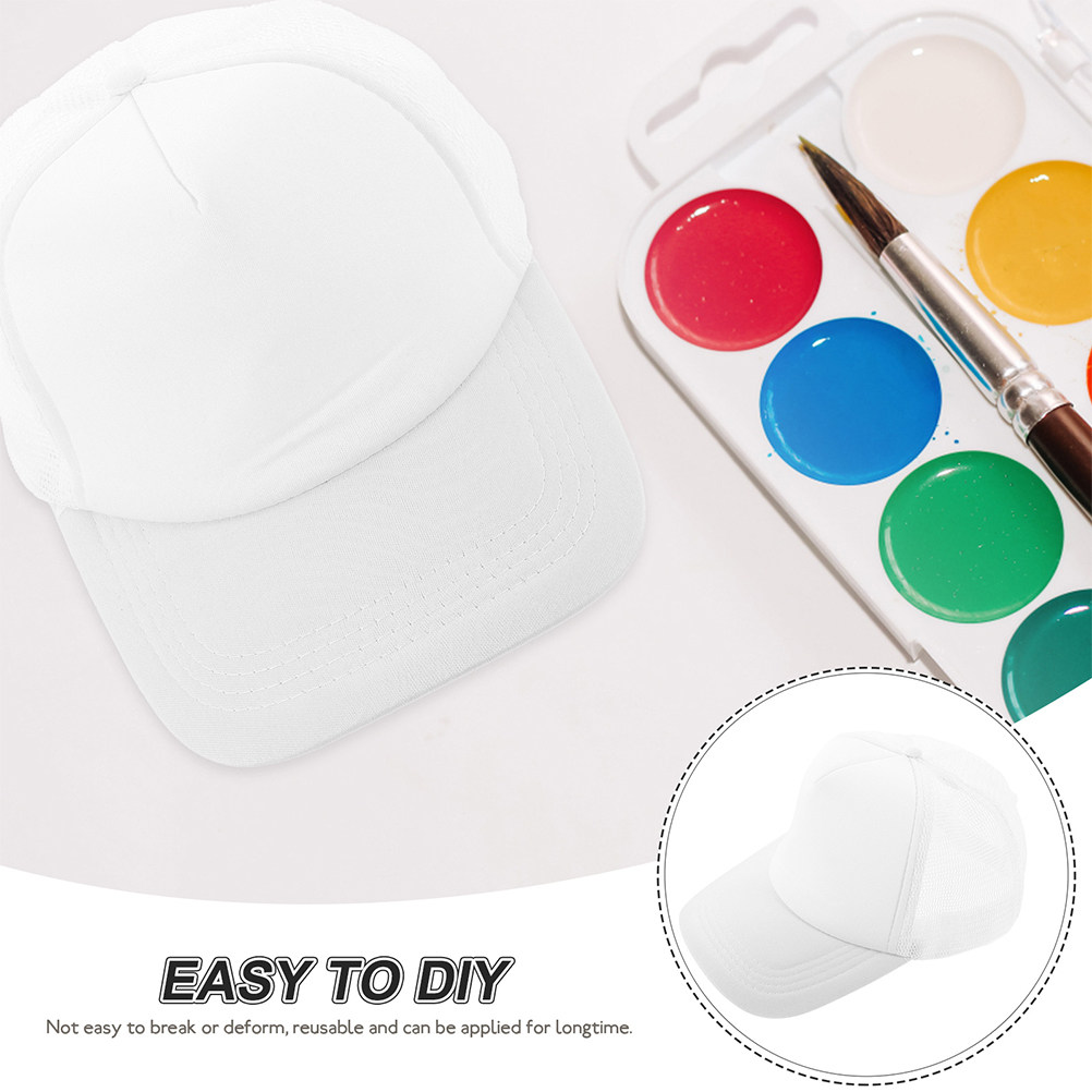 5Pcs Blank Mesh Baseball Hat D - Hat Sublimation Blank recension och pris