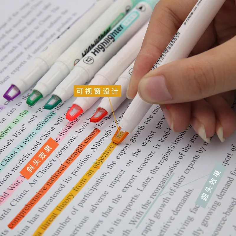 6 Colors/Set Unique Window Tip - Stabilo Marker Boss recension och pris
