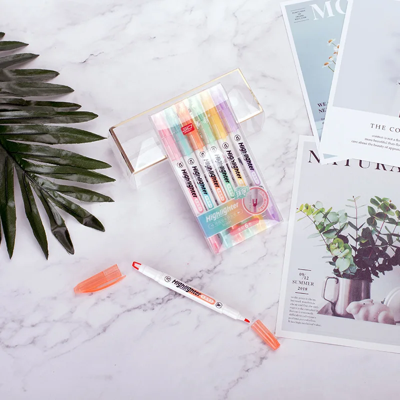 6 Colors/Set Unique Window Tip - Stabilo Marker Boss recension och pris
