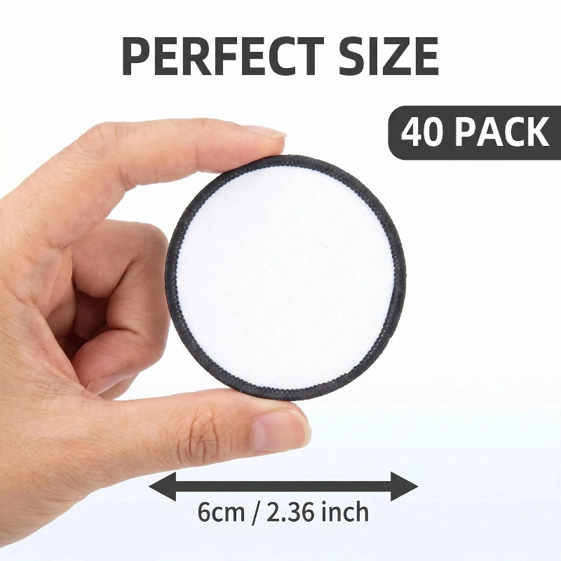 40 PCs Sublimation Patches Clo - Hat Sublimation Blank recension och pris