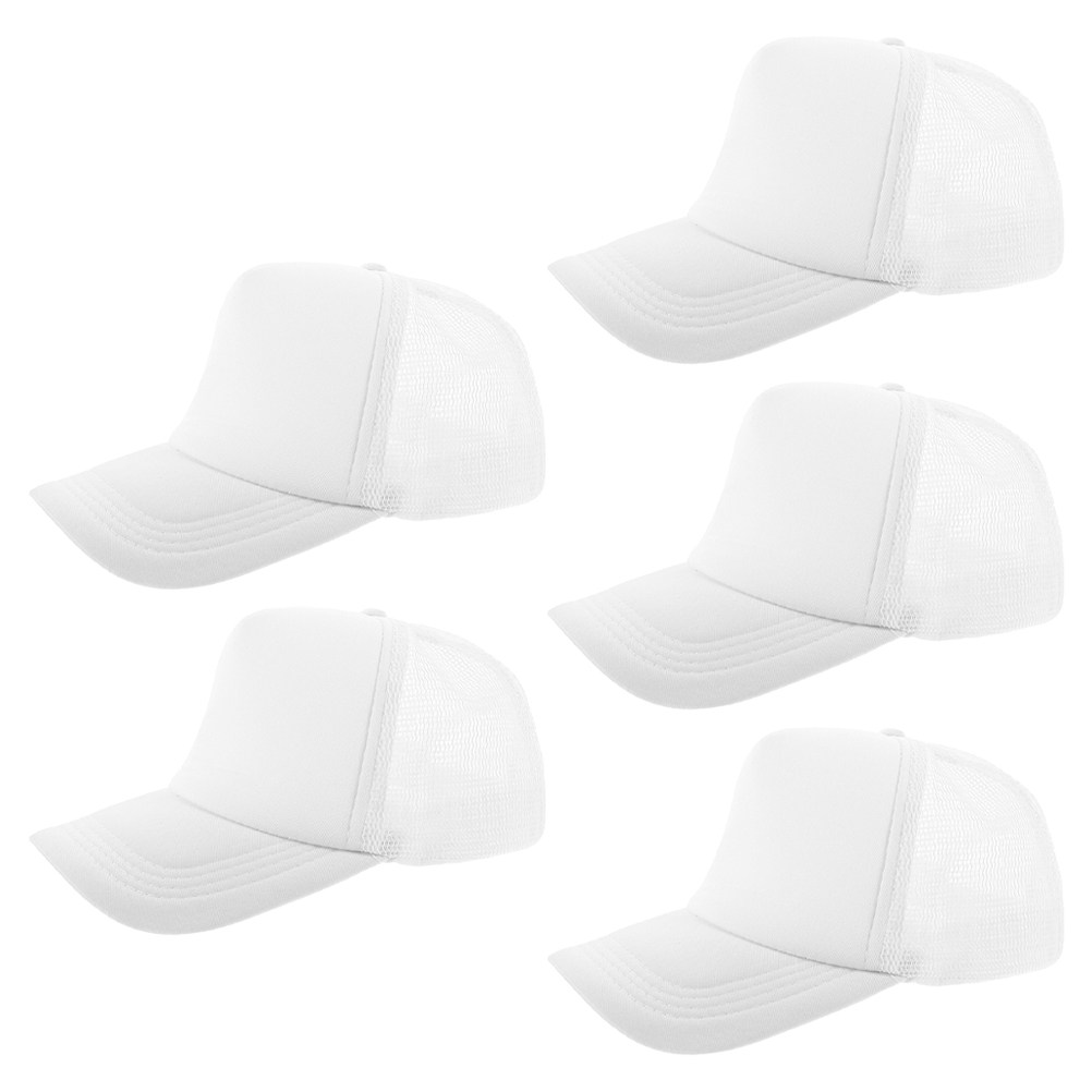 5Pcs Blank Mesh Baseball Cap D - Hat Sublimation Blank recension och pris