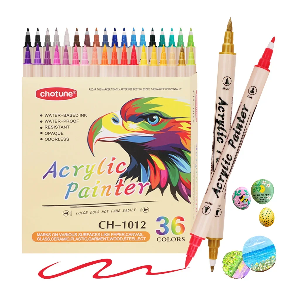12-36 Colors Acrylic Paint Mar - Copic Marker Classic recension och pris